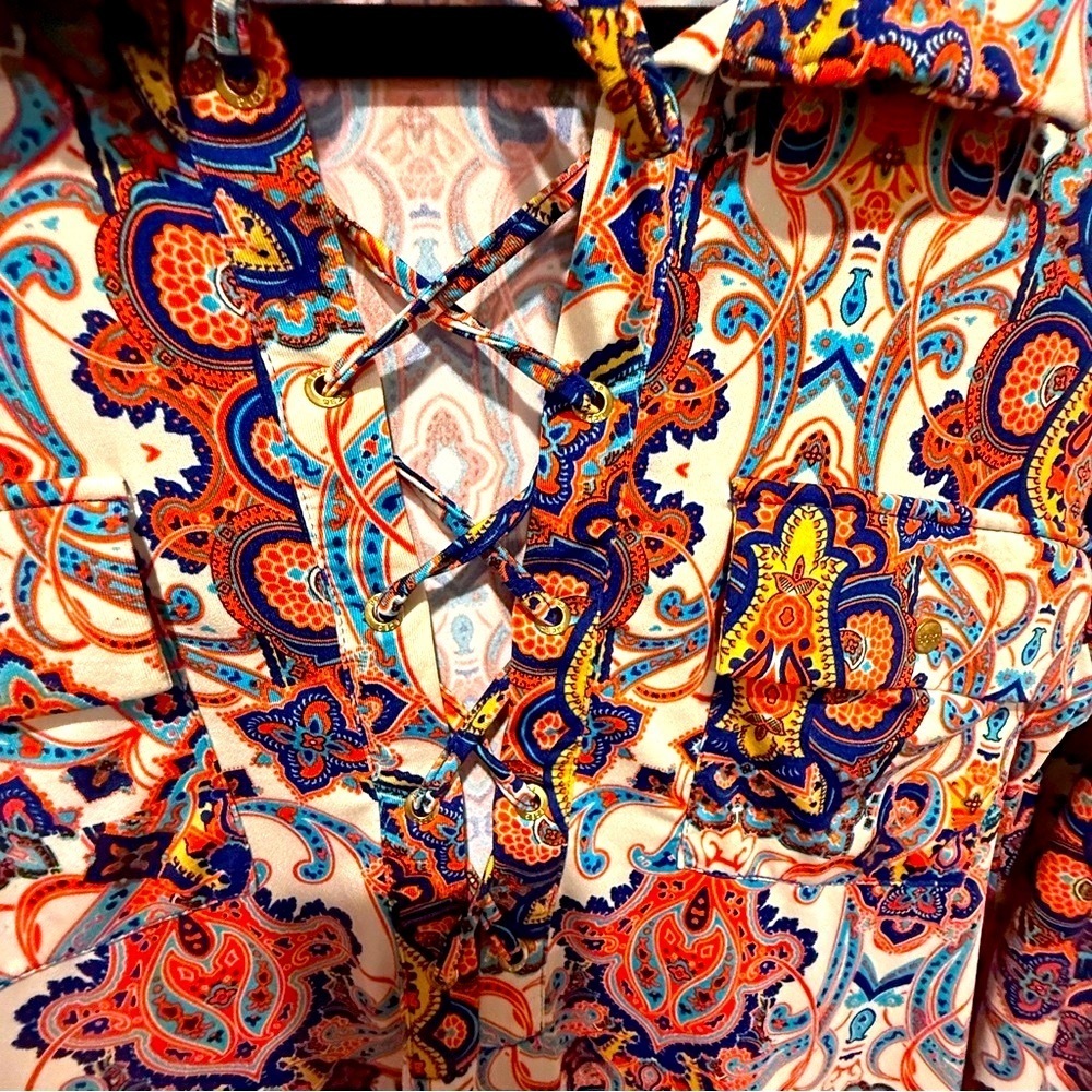 BCBGMaxAzria Paisley Blouse - Picture 2 of 9